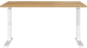 Tavolo da lavoro ad altezza regolabile con piano in rovere 80x140 cm Downey - Germania