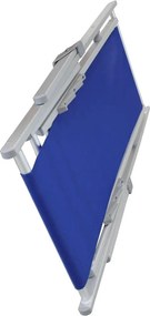 sdraio mare prendisole pieghevole in alluminio e textilene cm 98 x 67,5 x 106 h