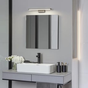 Brilagi - VESTRA Specchio da bagno con luce LED, 8W/230V, 40 cm, IP44, Nero