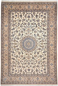 Nain Tappeto persiano 240x360 Beige (Iran) Annodato A Mano