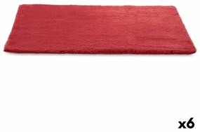 Tappeto Rosso Granato 90 x 0,25 x 60 cm (6 Unità)