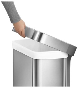Cestino in acciaio a pedale 55 l - simplehuman