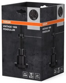 Osram - Cavo di alimentazione PENDULUM 1xE27/40W/230V nero