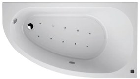 Vasca idromassaggio angolare Tripoli B confort bianco 190 x 169 cm 6 bocchette SANYCCES