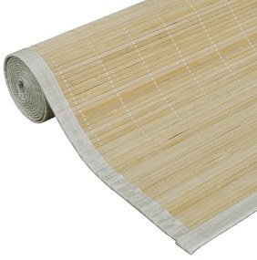 Tappeto Rettangolare in Bambù Naturale 150 x 200 cm