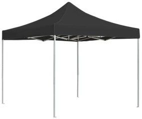 Gazebo Professionale Pieghevole Alluminio 2x2 m Antracite