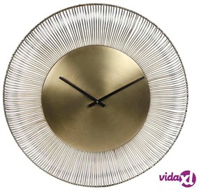 Gifts Amsterdam Orologio da Parete Caroline Metallo Dorato 5,5x54 cm