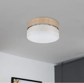 Plafoniera LED SIRJA BOHO LED/20W/230V Ø 35 cm beige/crema
