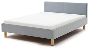 Letto matrimoniale imbottito blu/grigio rete non inclusa 140x200 cm Lena – Meise Möbel