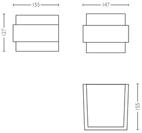 Philips 17335/47/PN - Applique da esterno MYGARDEN SHOVEL E27/42W