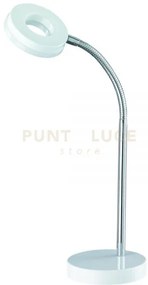 Rennes lampada da tavolo led 4w 400lm, 3000k flex bianca h.40cm