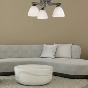 Lampadario ADRIANO 3xE27/60W/230V a plafone