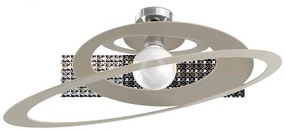 Bungee plafoniera d.70 cm. 1 luce sabbia 1197-pl70-sa