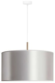 Duolla - Lampadario a sospensione con filo CANNES 1xE27/15W/230V diametro 45 cm argento/rame