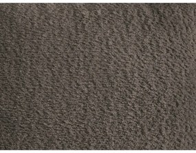 Divano angolare marrone allungabile/con contenitore (con penisola a destra/con chaise lounge) con rivestimento in bouclé Roxelane – Bobochic Paris