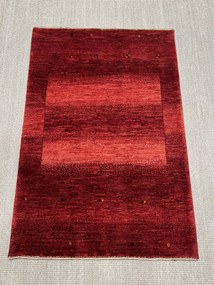 Loribaft Tappeto 120x80 Rosso (Iran) Annodato A Mano