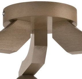 Lampadario a soffitto ADRIANO 3xE27/60W/230V faggio