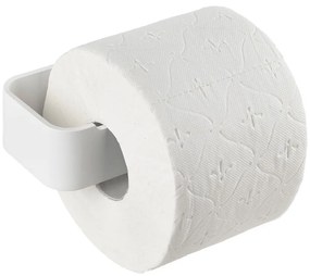 Porta carta igienica da parete bianco in metallo Ume – Zone