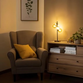 Brilagi - Lampada da tavolo LED MILLA 4xG9/3W/230V cromo lucido/oro