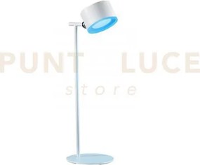 Lumetto ricaricabile led tesla bianco testa magnetica 4w 186lm rgb+...