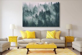 Quadro su tela – Montagne nella nebbia