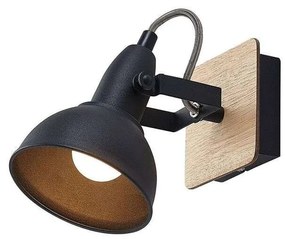 Lindby - Aylis Applique da Parete Black/Wood Lindby