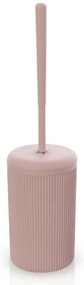 Scopino WC da appoggio rosa in plastica Ring