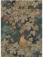 Little Greene Tapete Vine - Verde