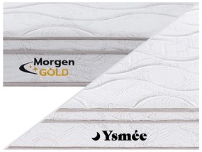 Materasso matrimoniale francese a molle 3 zone e memory foam 140 x 200 cm - WOLKENTANZ di YSMÉE