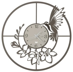 Arti e Mestieri Orologio da parete minimal con Colibri