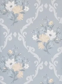 Tapete Almudaina von Osborne & Little - Gray/ Pale Lemon