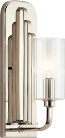 Quintiesse QN-KIMROSE1-PN -Applique KIMROSE 1xE14/40W/230V cromo lucido