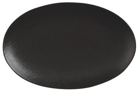 Piatto in ceramica nera Caviar, 25 x 16 cm - Maxwell &amp; Williams