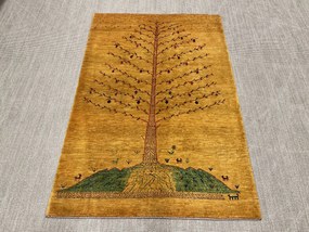 Gashguli Tappeto 160x240 Giallo (Iran) Annodato A Mano