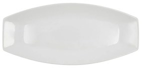 Teglia da Cucina Quid Gastro Ceramica Bianco (40 x 17,5 x 3,5 cm) (Pack 4x)