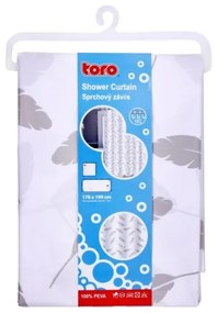 Tenda doccia TORO PREMIUM 178x199 cm foglie