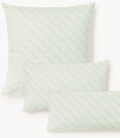 Federa in cotone percalle con stampa geometrica Inki