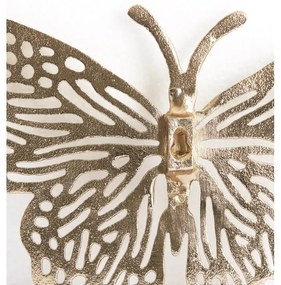 Decorazione murale in metallo 26x16 cm Butterfly - Light &amp; Living