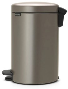 Bidone grigio in acciaio 12 l NewIcon - Brabantia