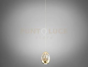 Pendente golden egg, led 4,8w, 680lm 3000k, oro dia.12 h4m senza ro...