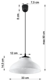 Lampadario a sospensione con filo CORONA 1xE27/60W/230V