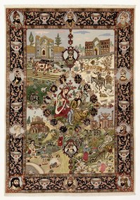 Tabriz Tappeto 150 x 220 (Iran) Annodato A Mano
