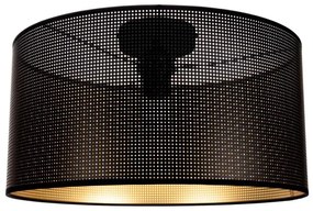 Plafoniera ALDO 1xE27/60W/230V diametro 40 cm nero