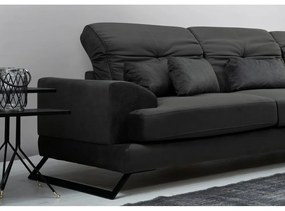 Divano angolare grigio scuro (angolo destro) Frido - Balcab Home