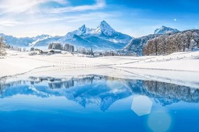 Carta da parati – Paesaggio innevato nelle Alpi