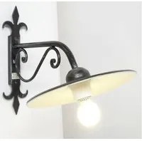 Lampada tulipano con piatto cm.27 1x100 watt -