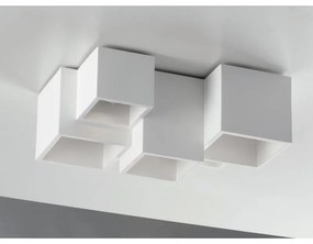 Plafoniera design Foster bianco IP20, 5XGU10 INSPIRE