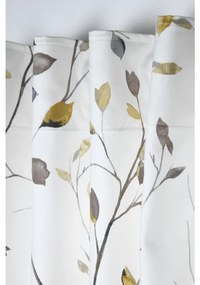 Tenda Liseron Naturel multicolore, fettuccia e passanti nascosti 135x280 cm