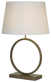 Searchlight EU93102WH - Lampada da tavolo ELEGANT 1xE27/60W/230V bianca