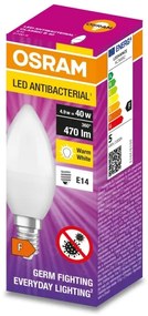 Lampadina LED Antibatterica B40 E14/4,9W/230V 2700K - Osram